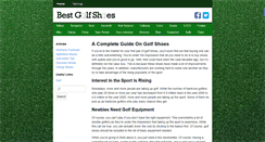 Desktop Screenshot of bestgolfshoes.info